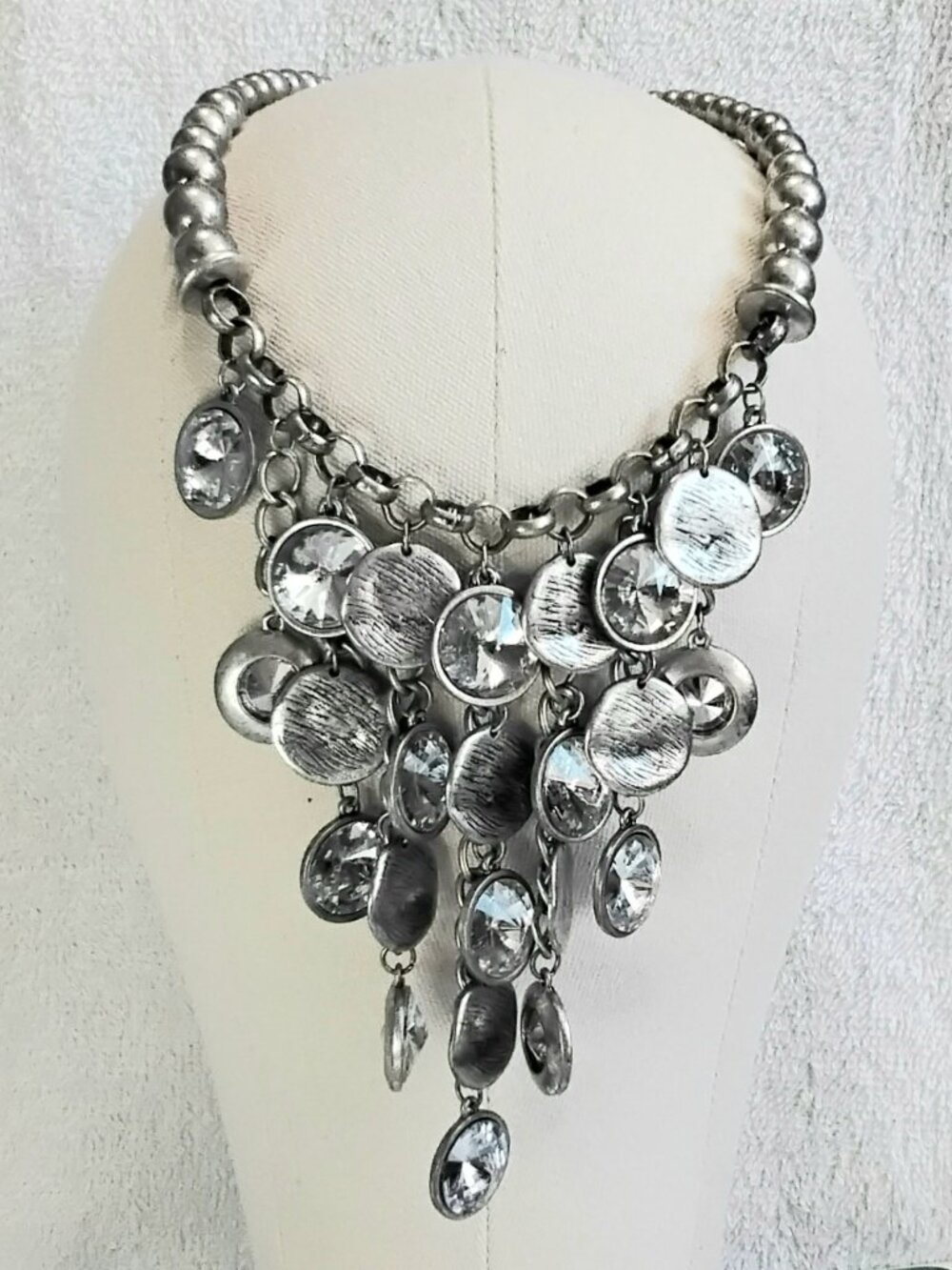 3/$25 Beautiful 18" Statement Piece Necklace by VCLM Quality Costume Jewelry!!